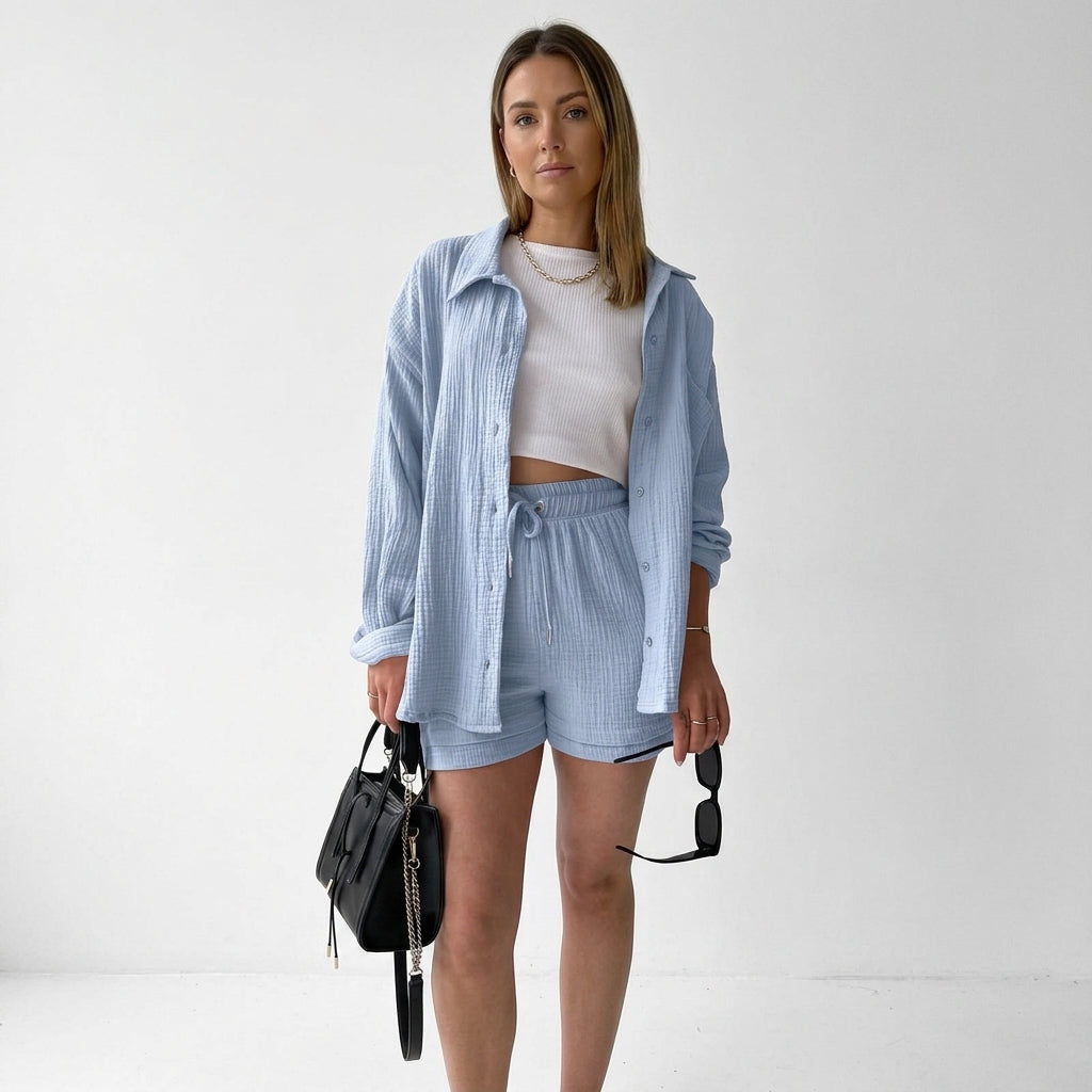 Lightweight Two-Piece Summer Set For Women