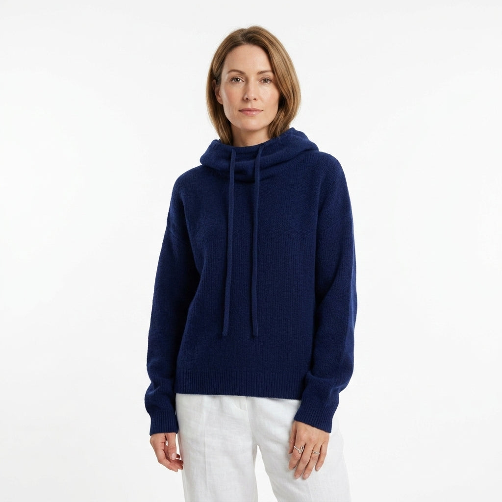 Minimalist Oversized Turtleneck Sweater For Women