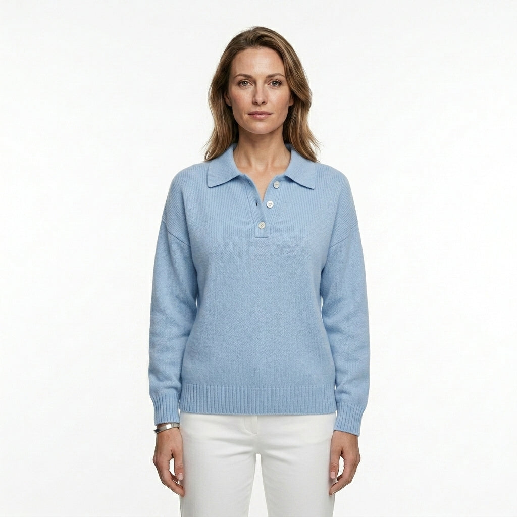 Elegant Soft Collar Sweater For Women