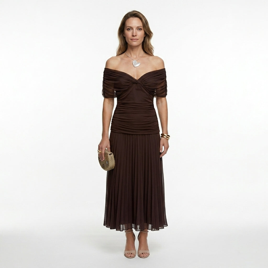 Floral V-Neck Maxi Dress For Women