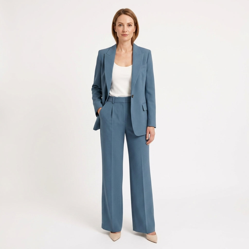 Tailored Blazer And Pants Set For Women