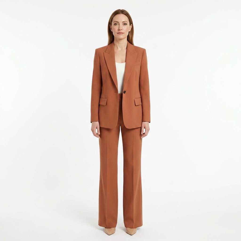 Tailored Blazer And Pants Set For Women