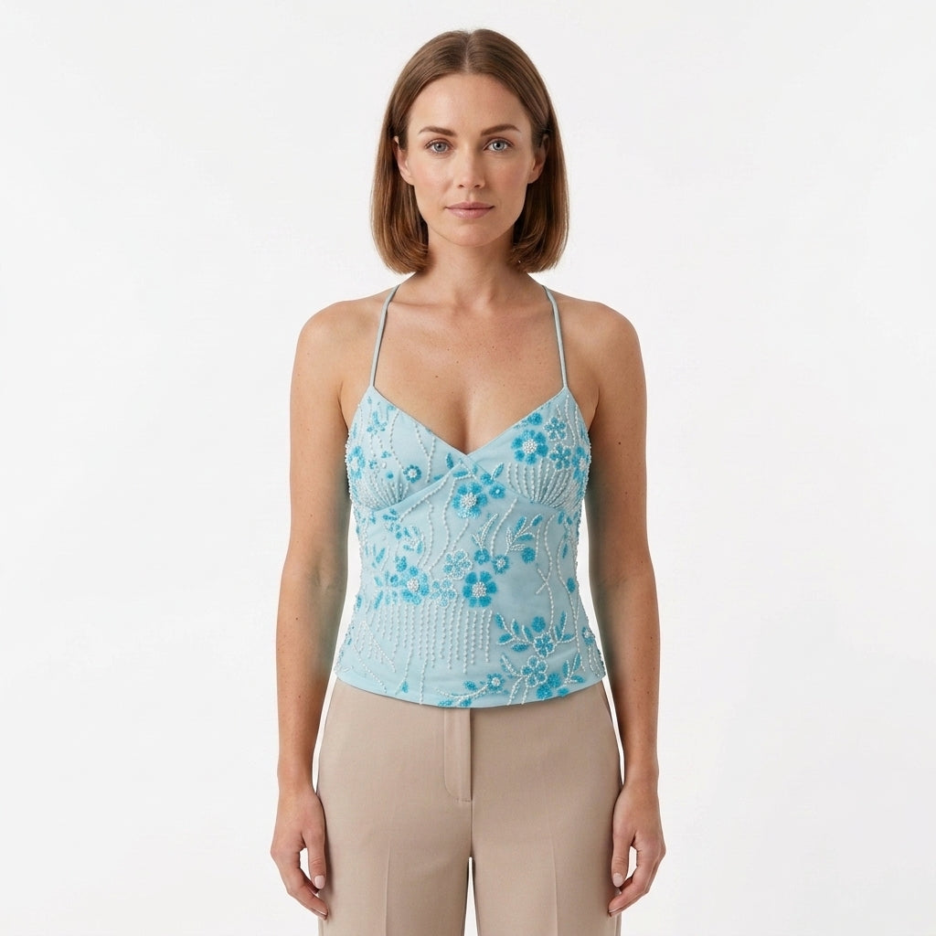 Sequin Camisole Top For Women