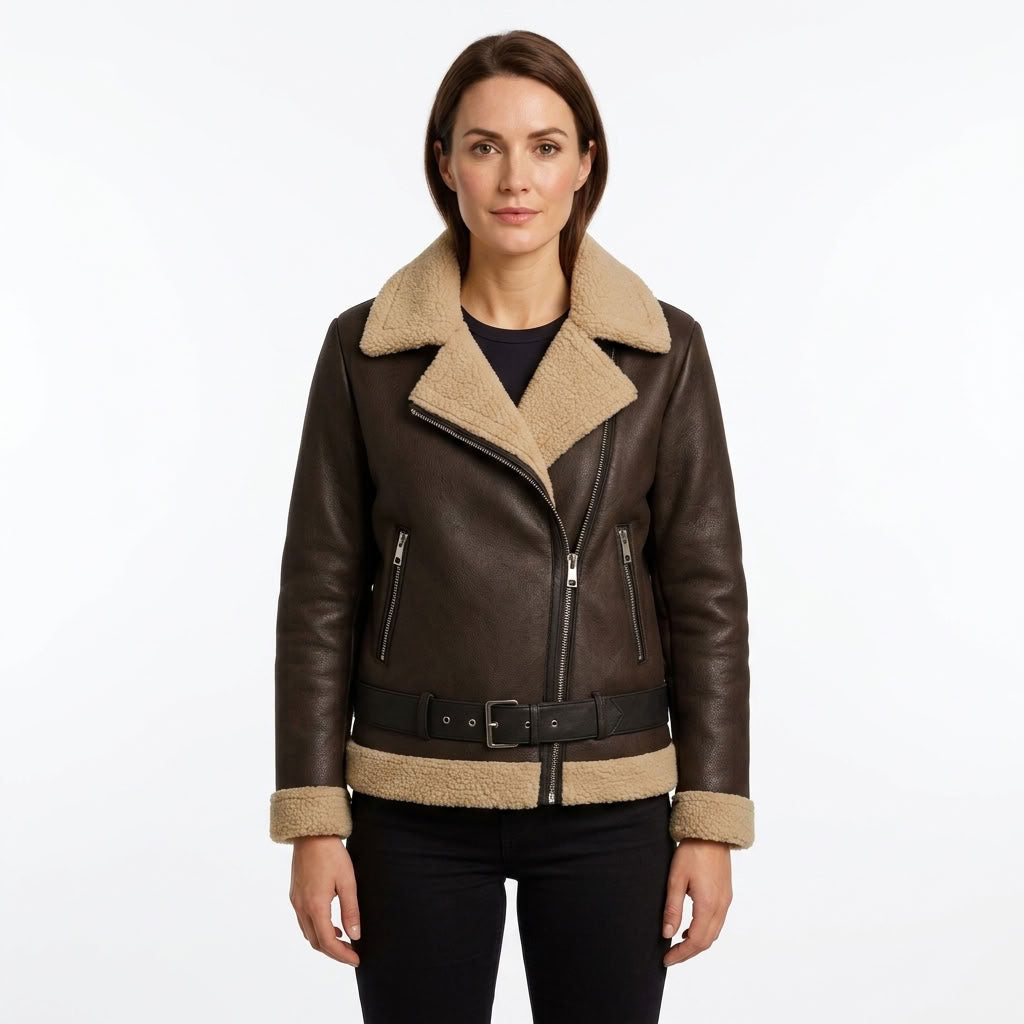 Oversized Double Collar Trench Coat For Women