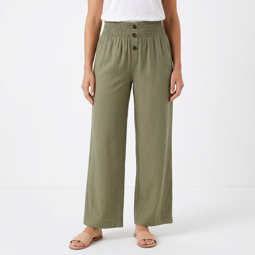 High Waist Wide Leg Pants For Women