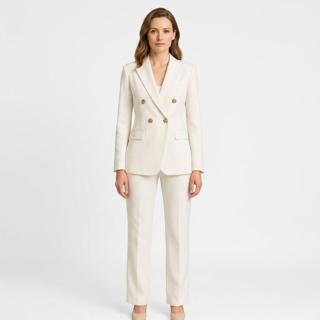 Tailored Blazer And Pants Set For Women