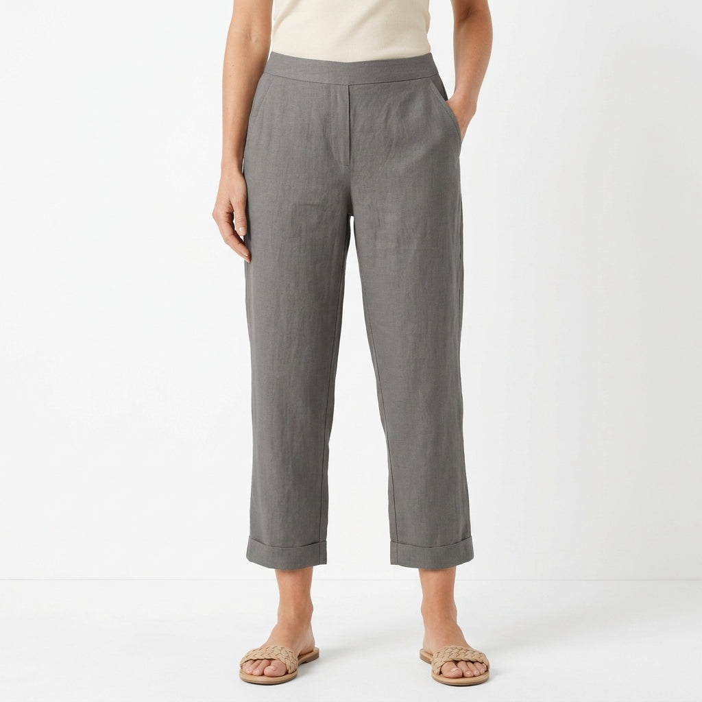 Relaxed Straight Leg Summer Pants For Women