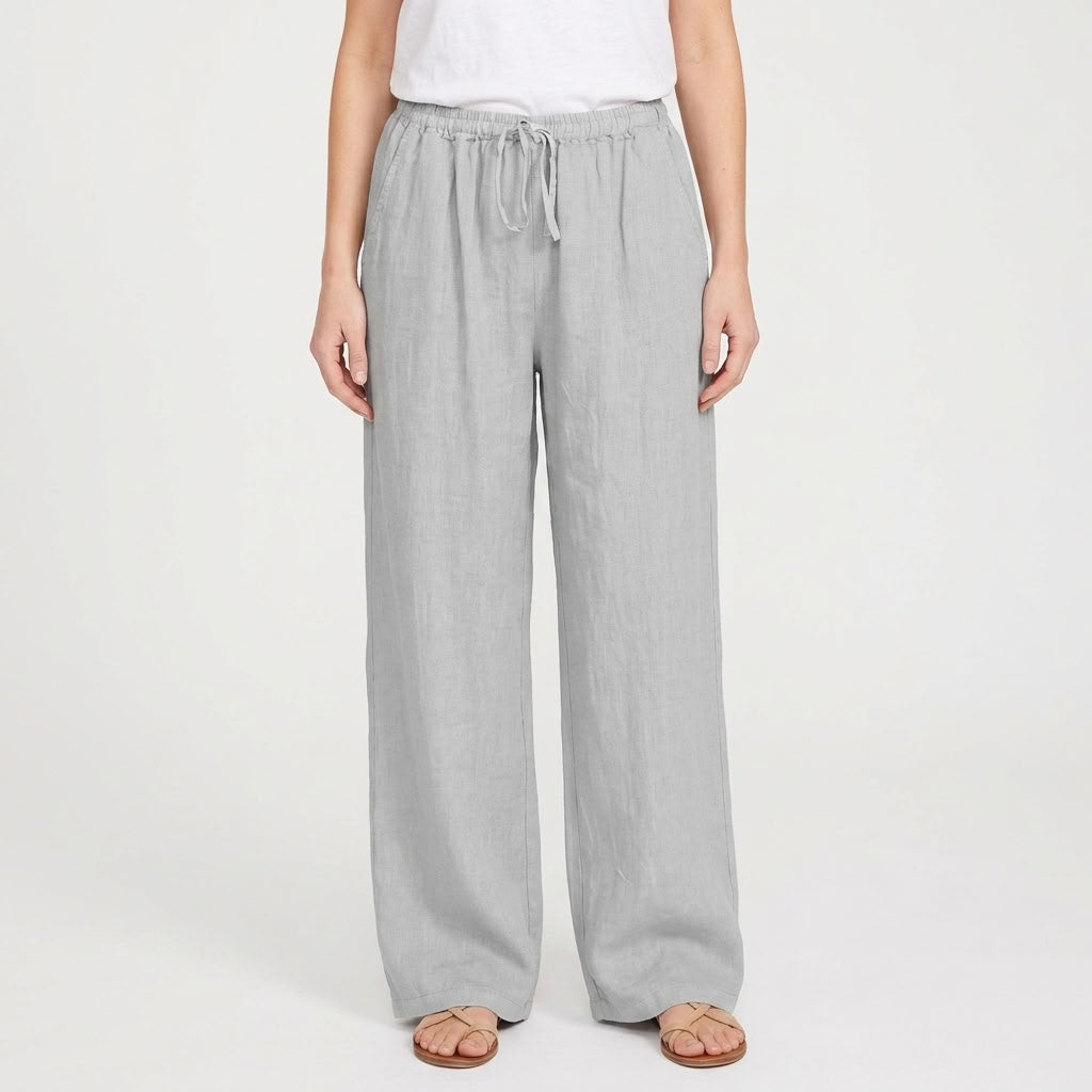 Lightweight Elastic Waist Summer Pants For Women