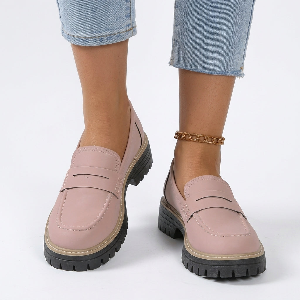 Handmade Elegant Slip-On Loafers For Women