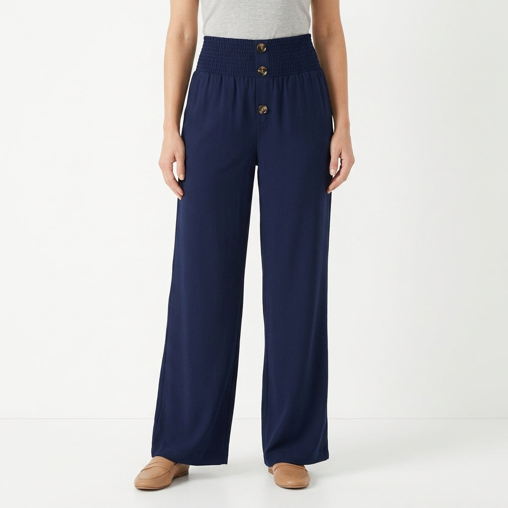 High Waist Wide Leg Pants For Women