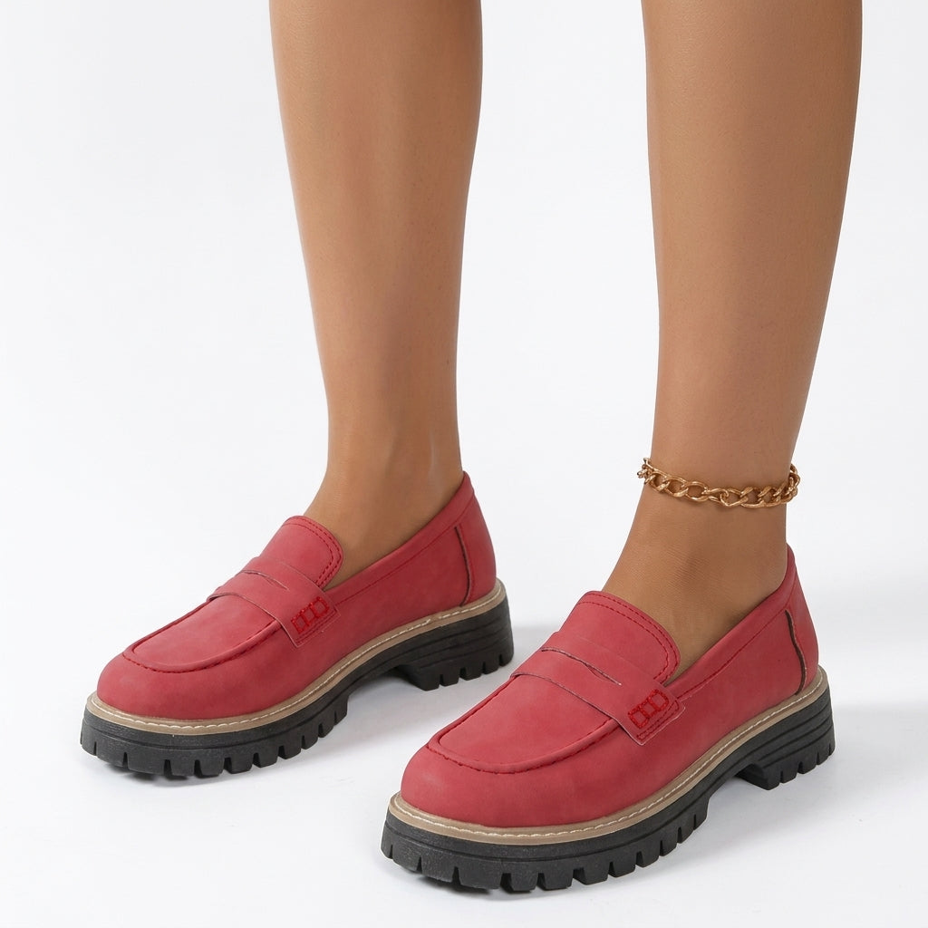 Handmade Elegant Slip-On Loafers For Women