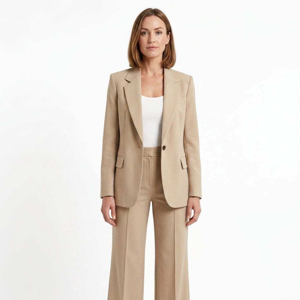 Tailored Blazer And Pants Set For Women