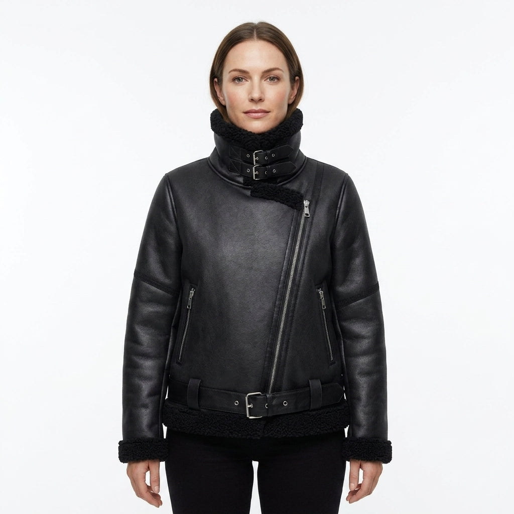 Oversized Double Collar Trench Coat For Women