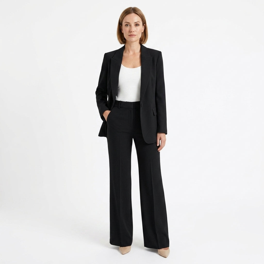 Tailored Blazer And Pants Set For Women