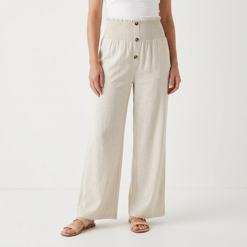 High Waist Wide Leg Pants For Women