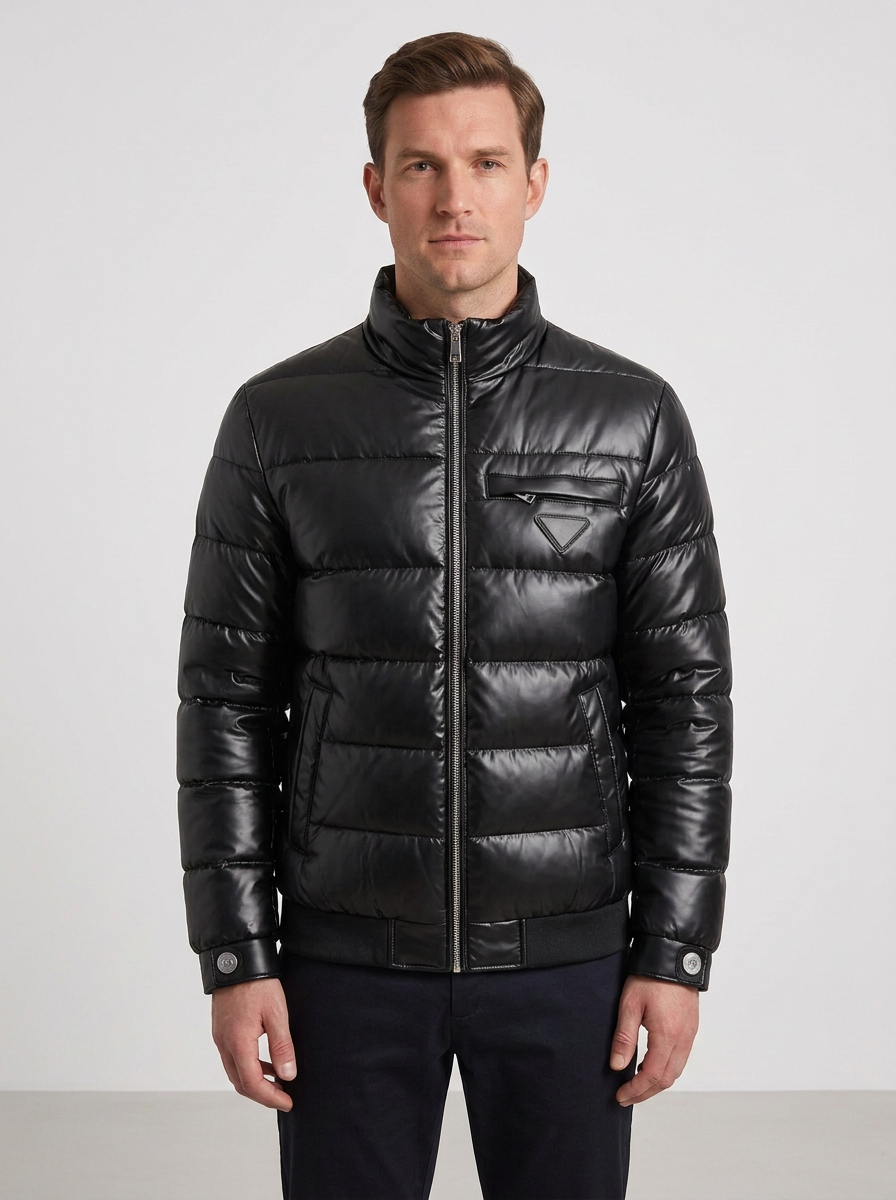 Lightweight Quilted Puffer Jacket With Streamlined Silhouette
