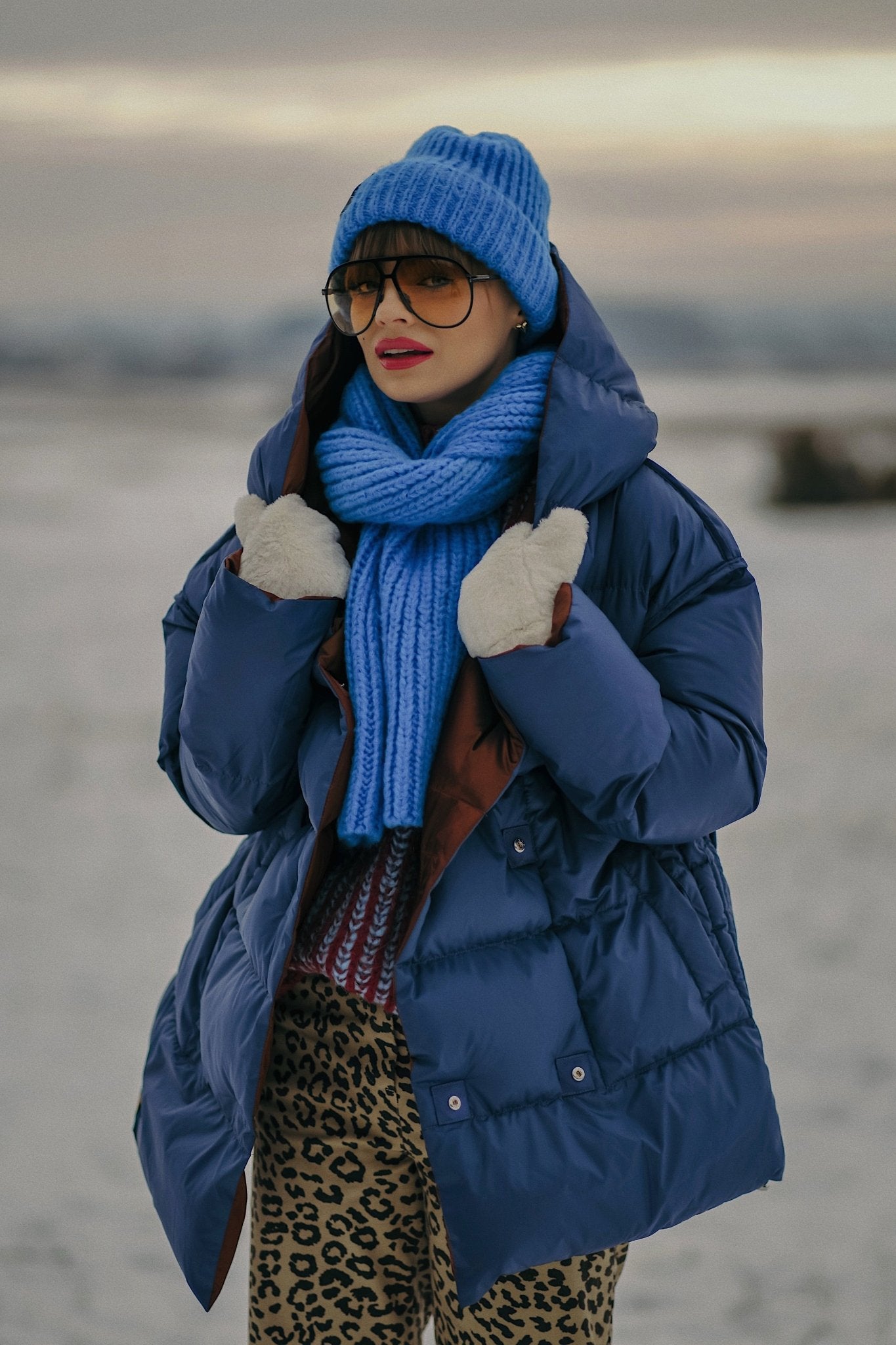 Alaska Cinnamon Cloud Reversible Winter Jacket - Kup online w Zorah