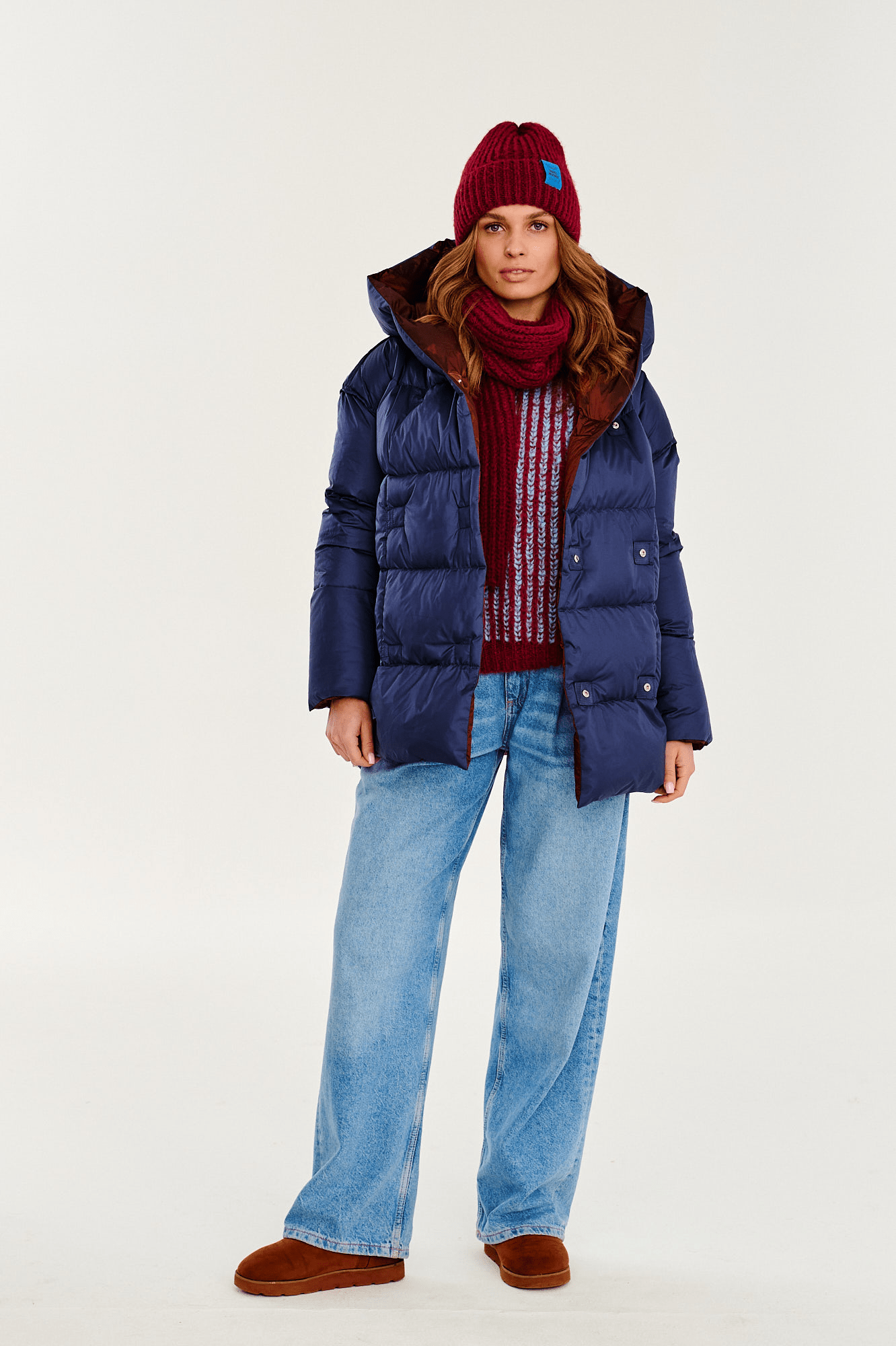 Alaska Cinnamon Cloud Reversible Winter Jacket - Kup online w Zorah