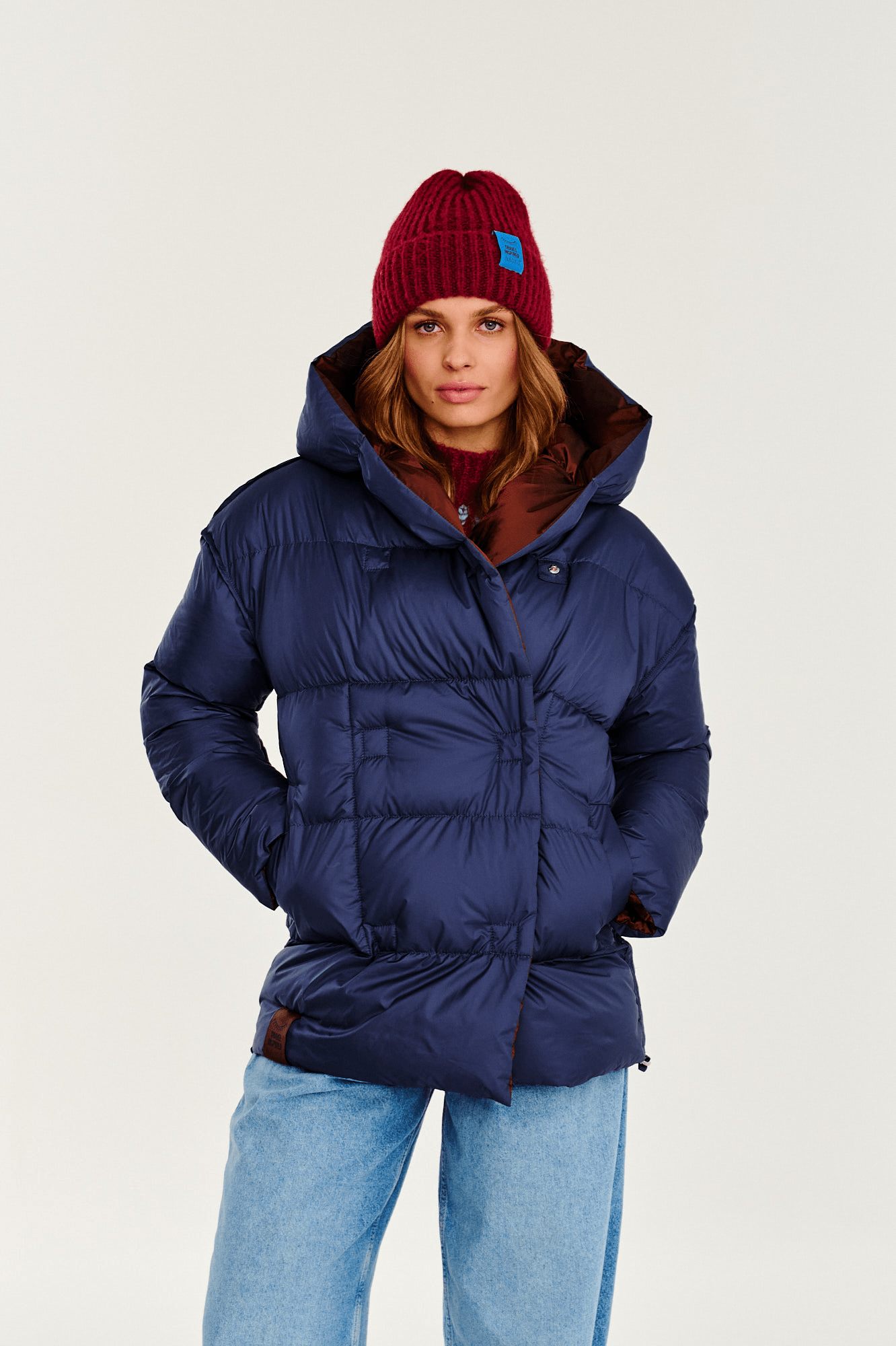 Alaska Cinnamon Cloud Reversible Winter Jacket - Kup online w Zorah