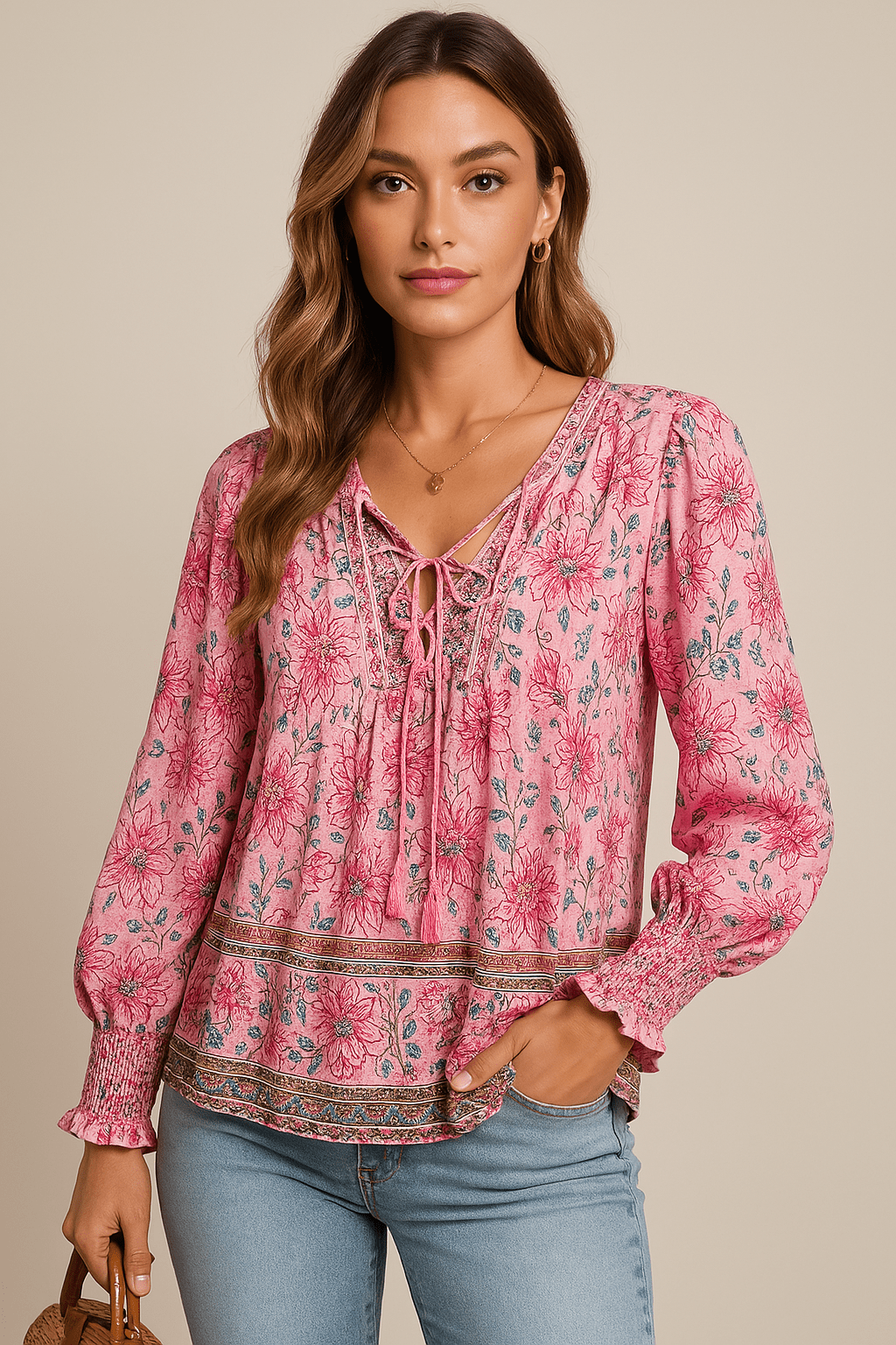 Arya | Bluzka Paysanne Boho Blossom - Kup online w Loafis