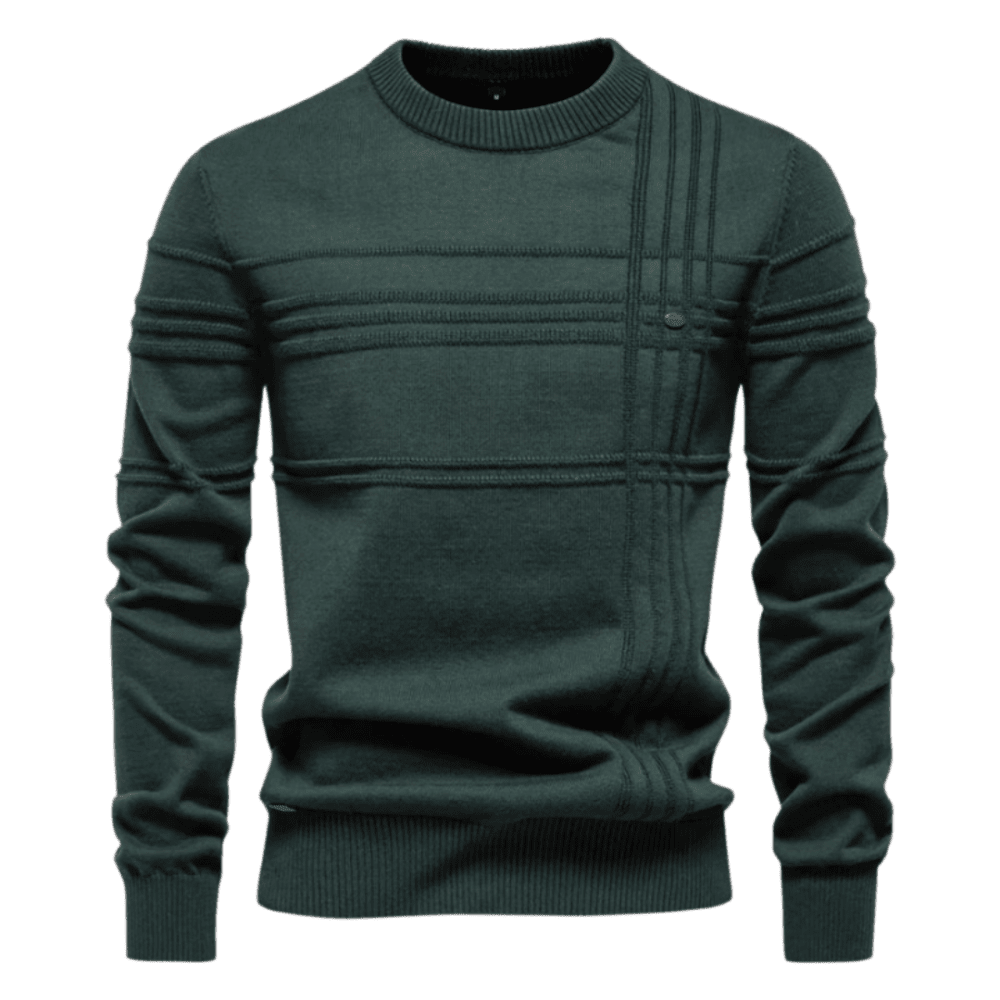 Asher | Men’s Textured Knit Sweater - Kup online w Zorah