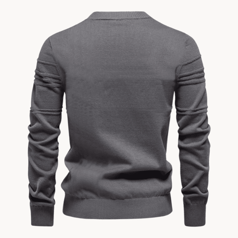 Asher | Men’s Textured Knit Sweater - Kup online w Zorah