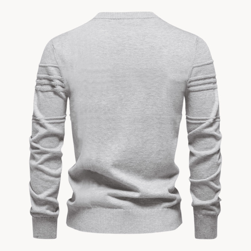 Asher | Men’s Textured Knit Sweater - Kup online w Zorah