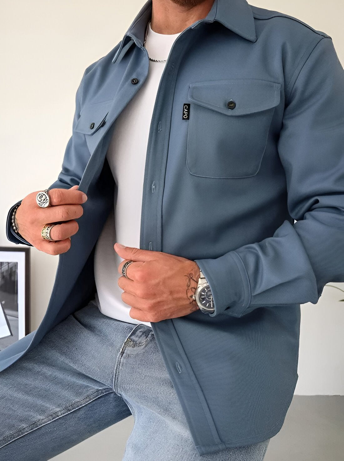 Ben | Casual Shirt Jacket - Kup online w Zorah