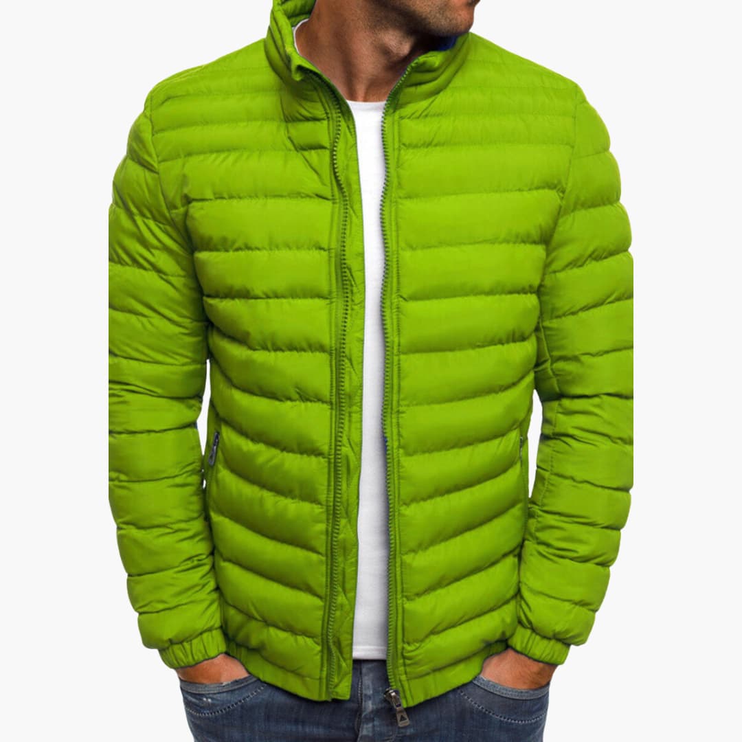 Benny | Comfortable Striped Warm Jacket - Kup online w Zorah