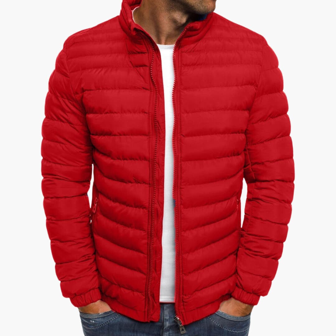 Benny | Comfortable Striped Warm Jacket - Kup online w Zorah