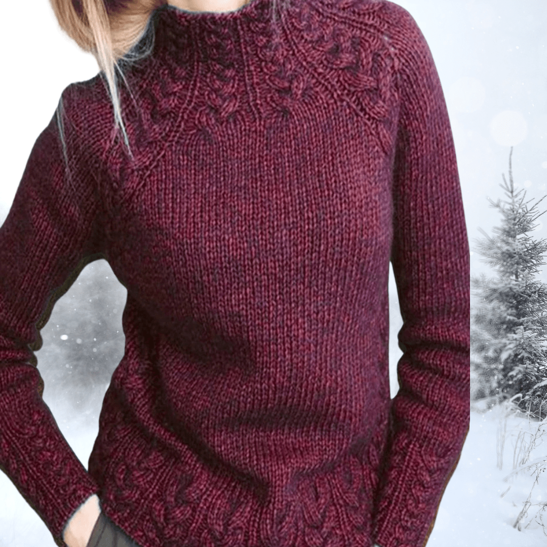 Bernadette | Vintage sweter z golfem - Kup online w Loafis