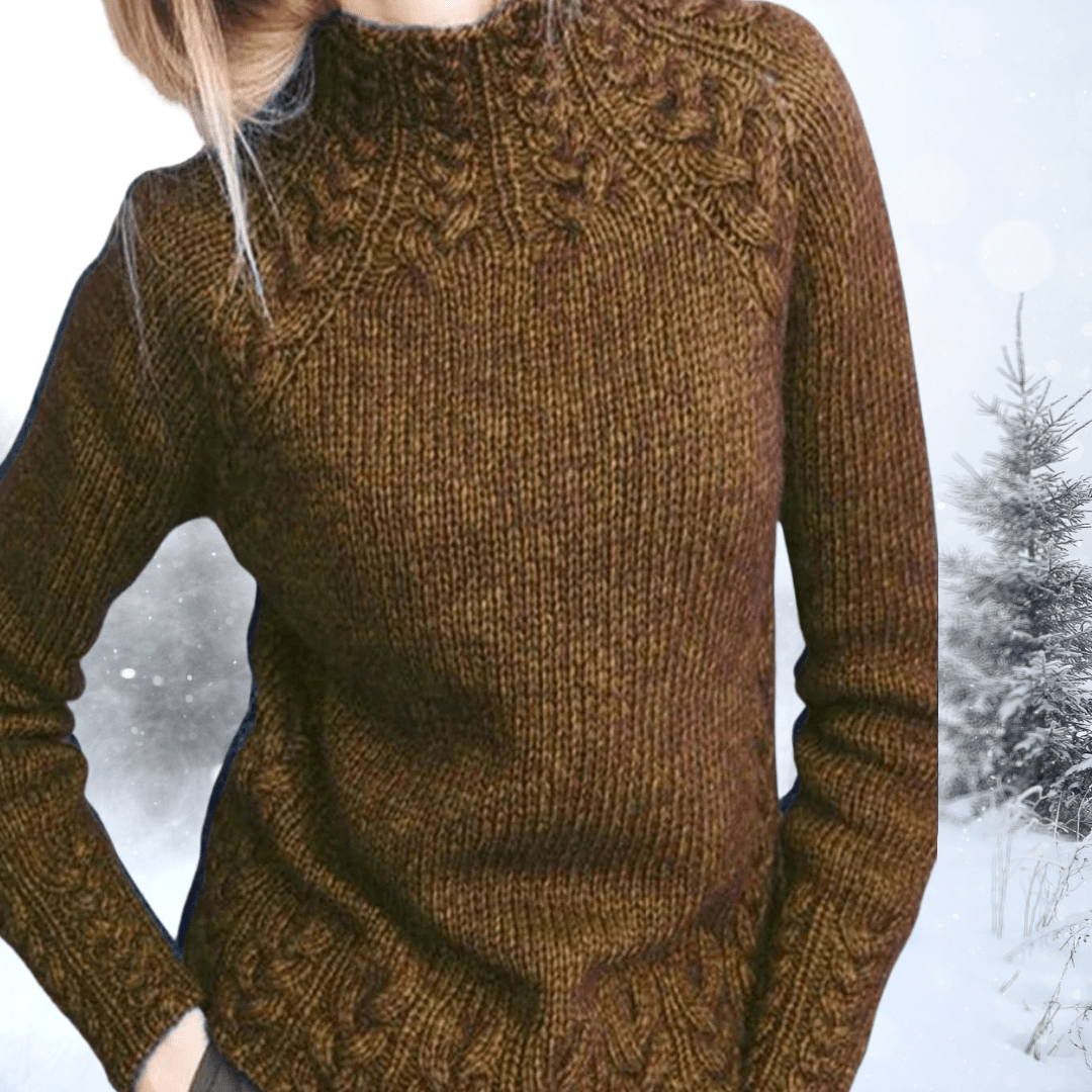 Bernadette | Vintage sweter z golfem - Kup online w Loafis