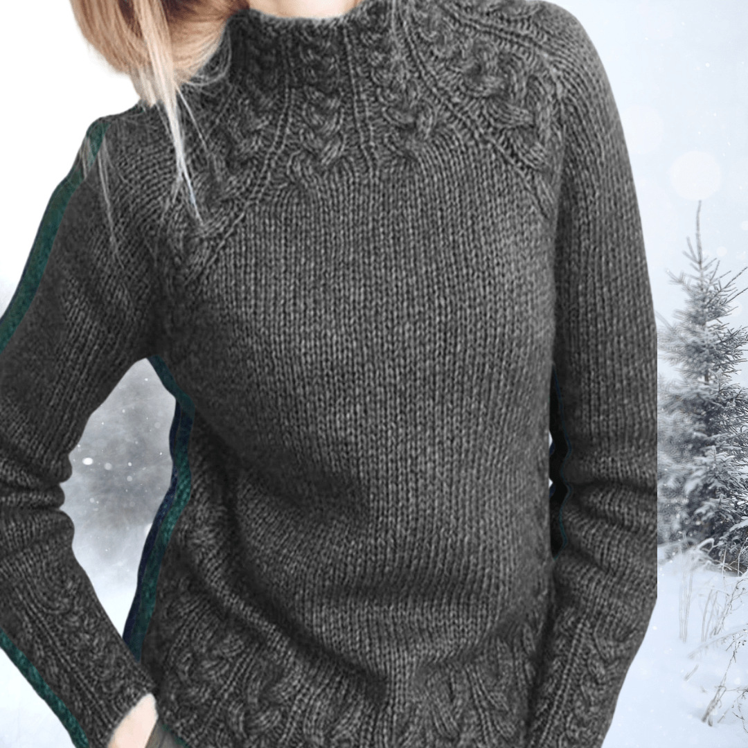 Bernadette | Vintage sweter z golfem - Kup online w Loafis