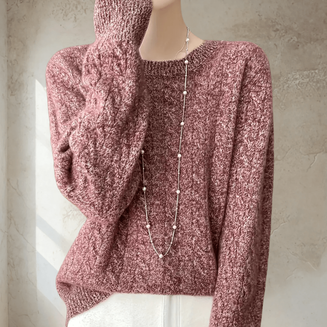 Betty | Elegancki Sweter Robiony na Drutach i Absolutny Komfort - Kup online w Loafis