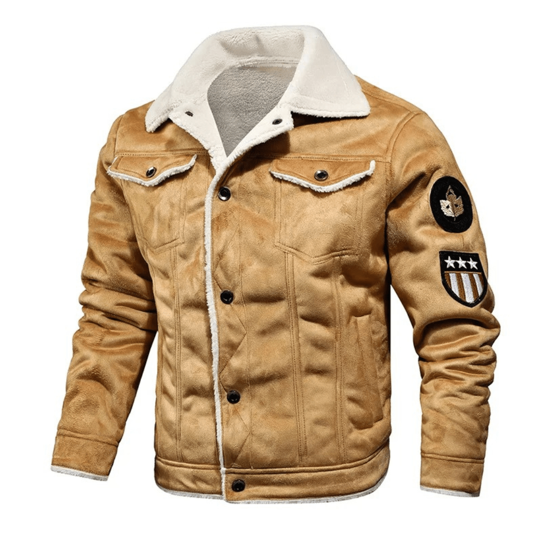 Charles | Elegant Warm Jacket with Button - Up Closure - Kup online w Zorah