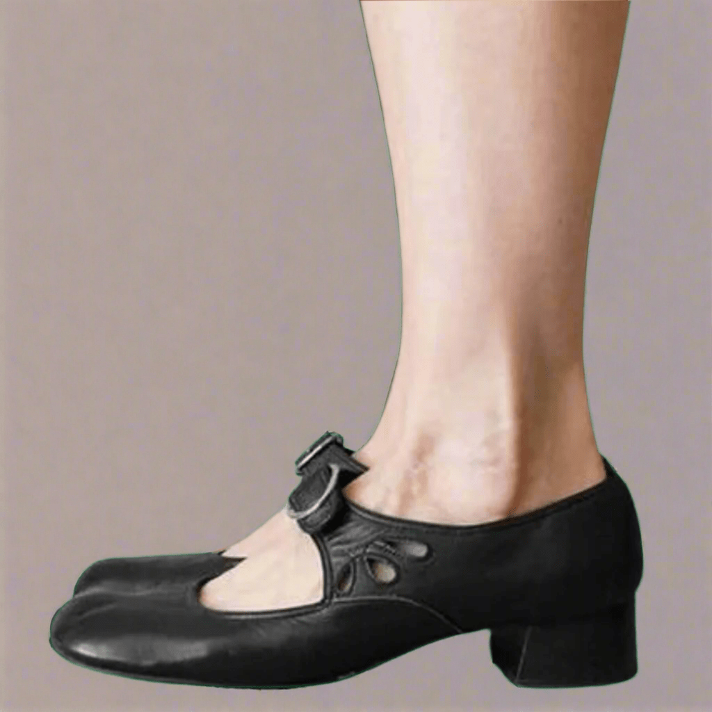 Denisa | Ortopedyczne skórzane sandały z wygodnym obcasem - Kup online w Loafis