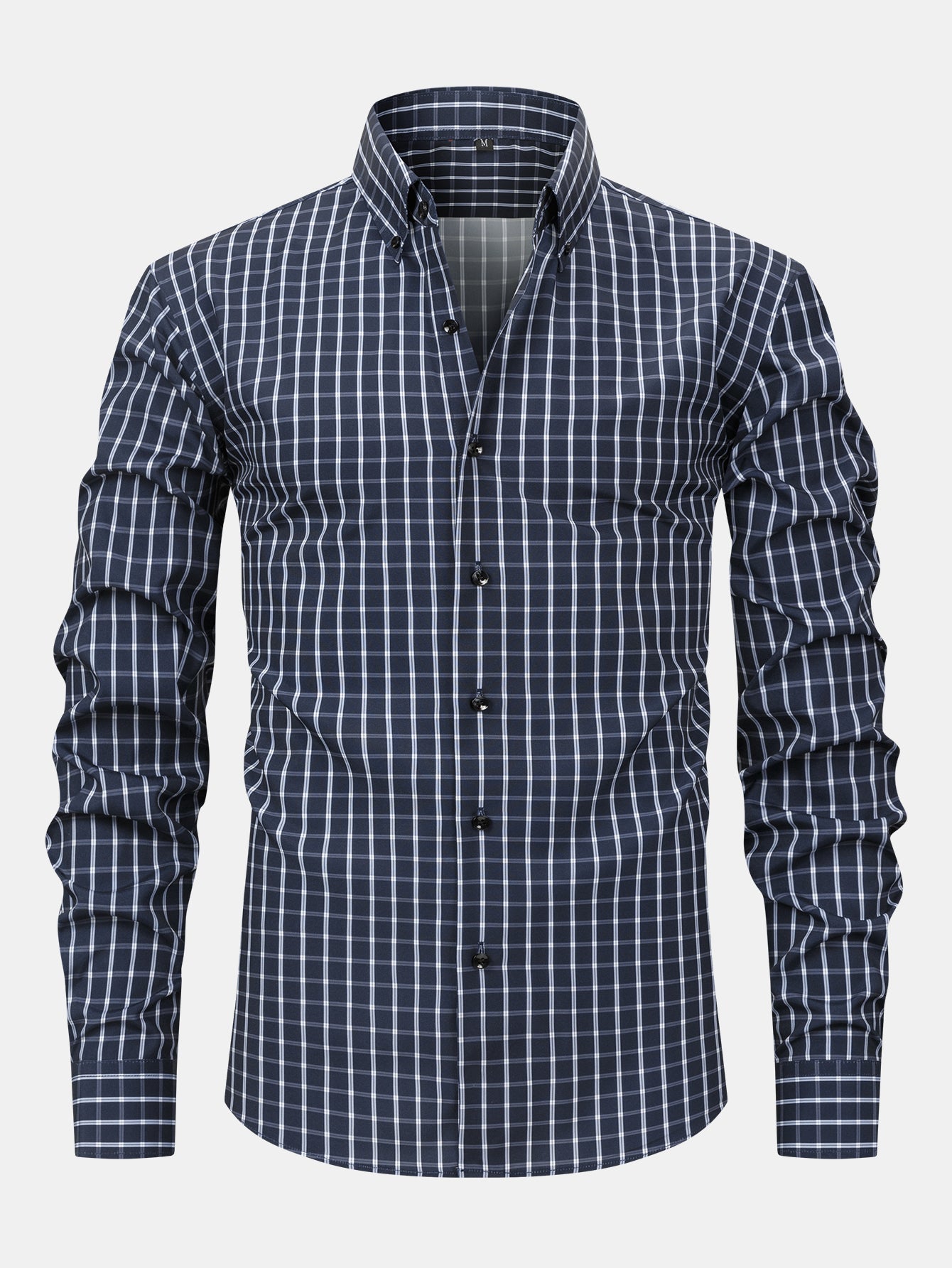 Dennis - Long Sleeved Shirt With Checkered Pattern - Kup online w Zorah