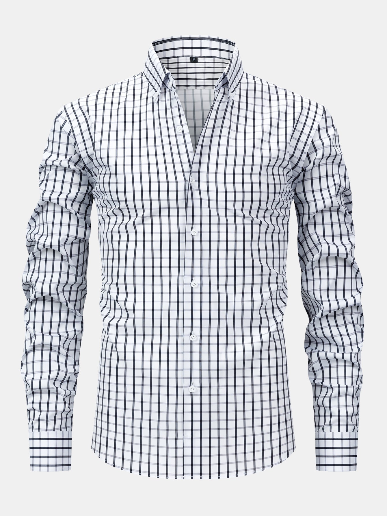Dennis - Long Sleeved Shirt With Checkered Pattern - Kup online w Zorah