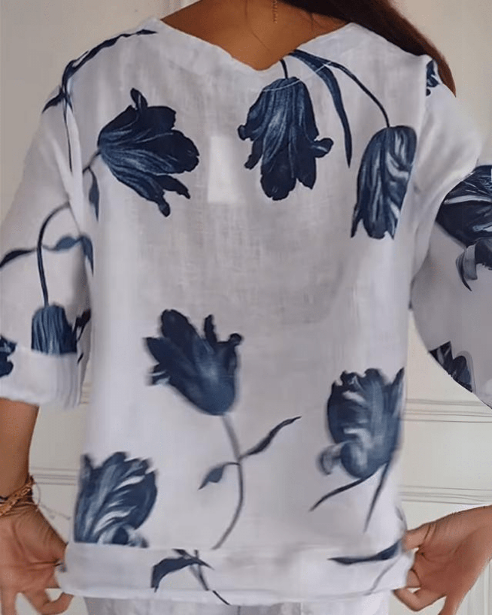 Elisa | Luźna Koszula Kwiatowa - Kup online w Loafis