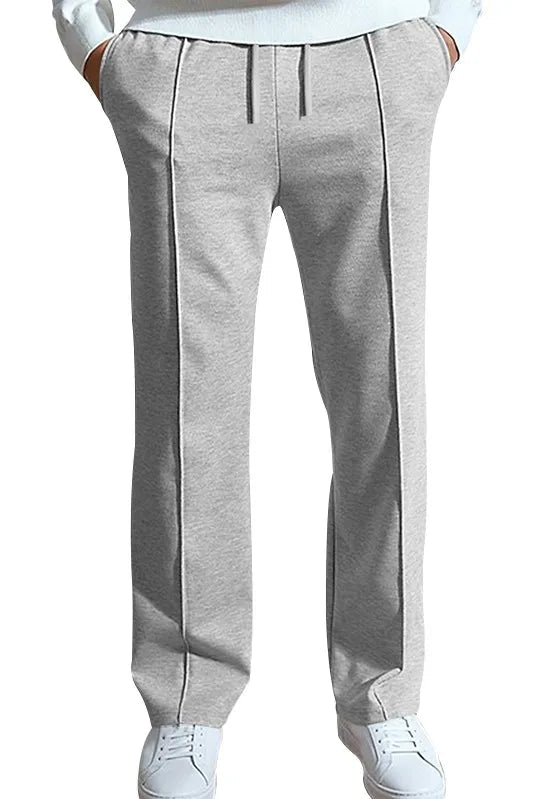 Gabriel | Men’s Solid Casual Trousers - Kup online w Zorah