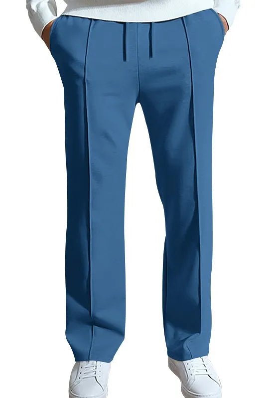 Gabriel | Men’s Solid Casual Trousers - Kup online w Zorah