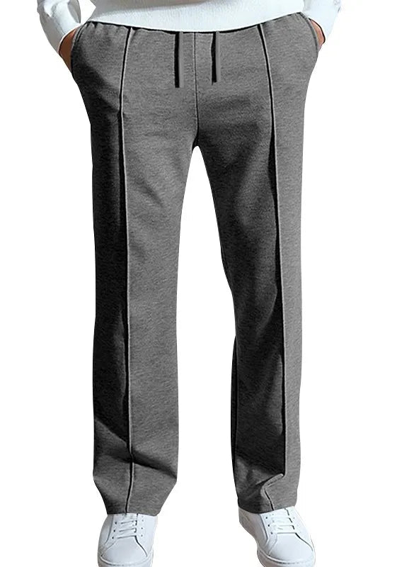 Gabriel | Men’s Solid Casual Trousers - Kup online w Zorah