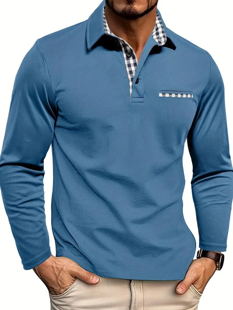 Harry | Long - Sleeve Polo Shirt - Kup online w Zorah