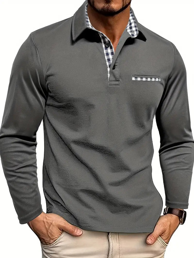 Harry | Long - Sleeve Polo Shirt - Kup online w Zorah