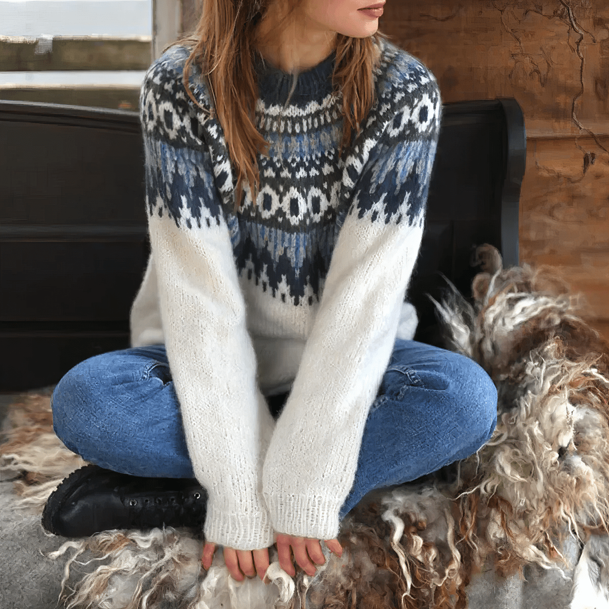 Irene | Miękki i Elegancki Sweter - Kup online w Loafis