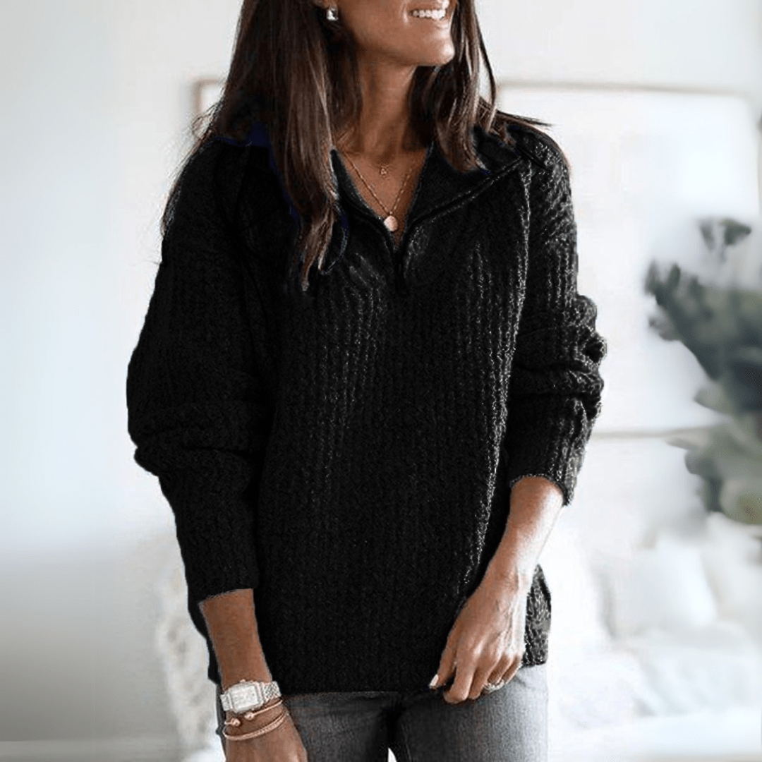 Jade | Elegancki i Wszechstronny Zip Pullover - Kup online w Loafis