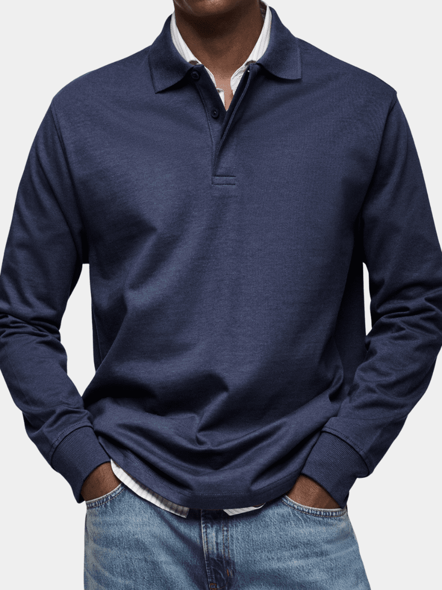 Jason | The Long - Sleeve Luxury Polo - Kup online w Zorah