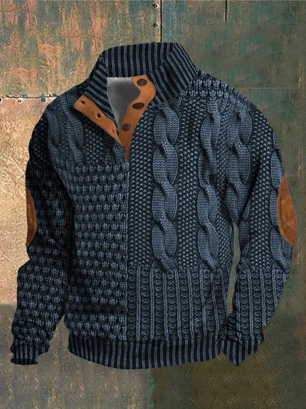 Jaxon | Men’s Vintage Pattern Sweater - Kup online w Zorah