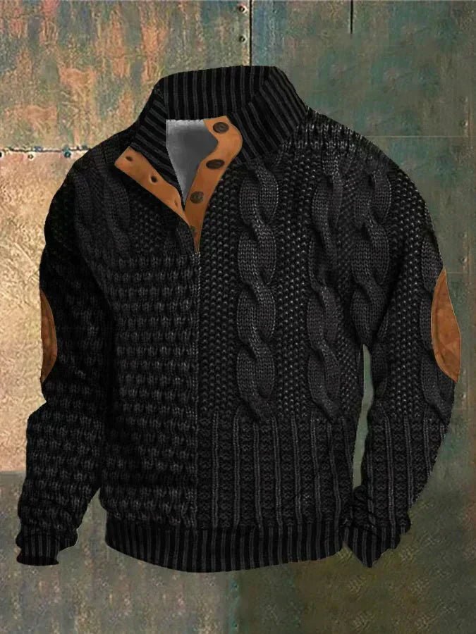 Jaxon | Men’s Vintage Pattern Sweater - Kup online w Zorah