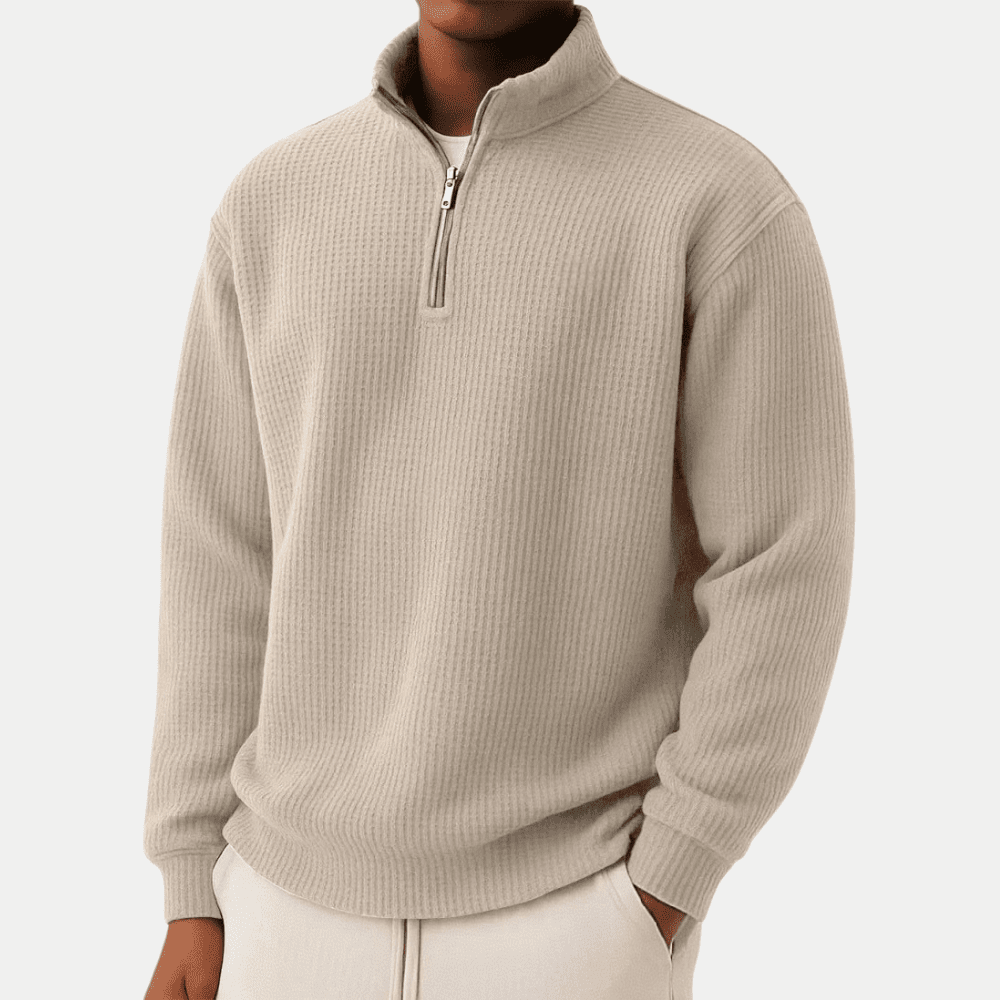 Joey | Casual Half Zip Sweater - Kup online w Zorah